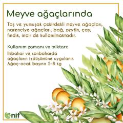 Katı Çiftlik Pelet Gübre 25 KG *40 ADET 1 PALET Nif Organik