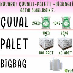 Nif Organik Kuvars Taşı 3-5 mm 25 Kg