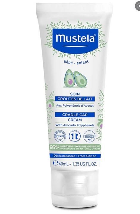 Mustela Cradle Cap Cream Saç Pullanmalarına Karşı Bakım Kremi 40 ml