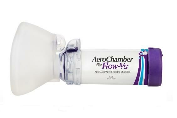 AeroChamber Plus Flow - Vu Adult Small Mask Mor