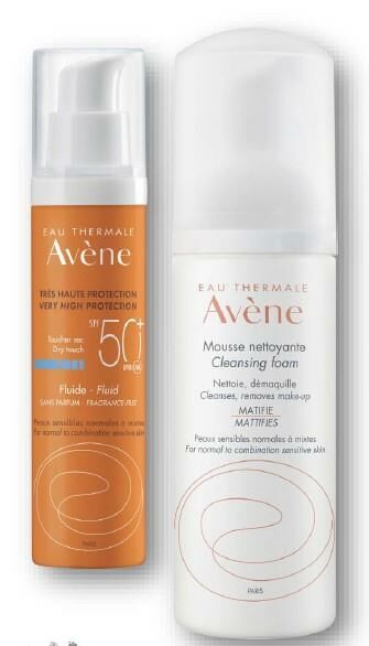 Avene Fluide Spf 50 Güneş Kremi 50 ml+Avene Temizleme Köpüğü 150 ml Hediye