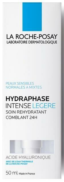 La Roche Posay Hydraphase Intense Legere 50 ml - Karma ve Yağlı Ciltler için Nemlendirici Krem