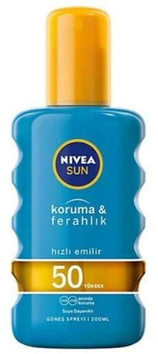 Nivea Koruma & Ferahlık Güneş Yağı SPF50+ 200 ml