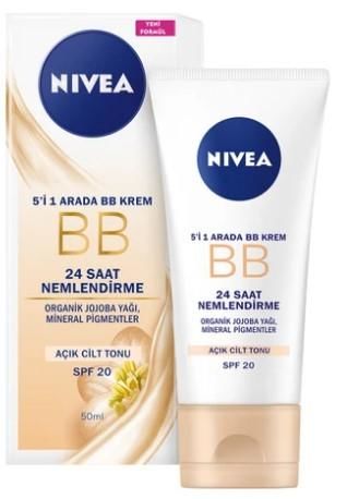 Nivea BB Krem Hepsi 1 Arada Nemlendirici Açık Ton 50 ml