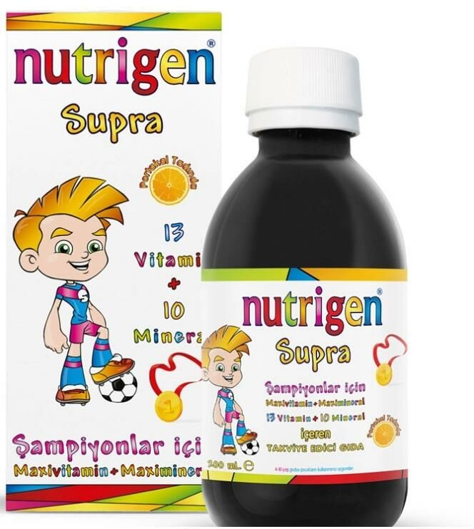 Nutrigen Supra Şurup 200 ml - Okul Seti Hediyeli