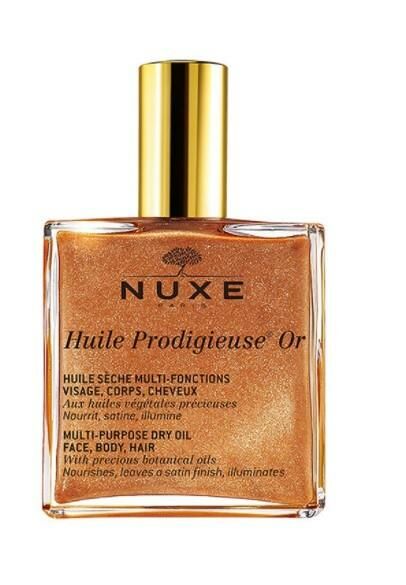 Nuxe Huile Prodigieuse OR - Altın Parıltılı Çok Amaçlı Kuru Yağ (Yüz, Vücut, Saçlar) 50 ml