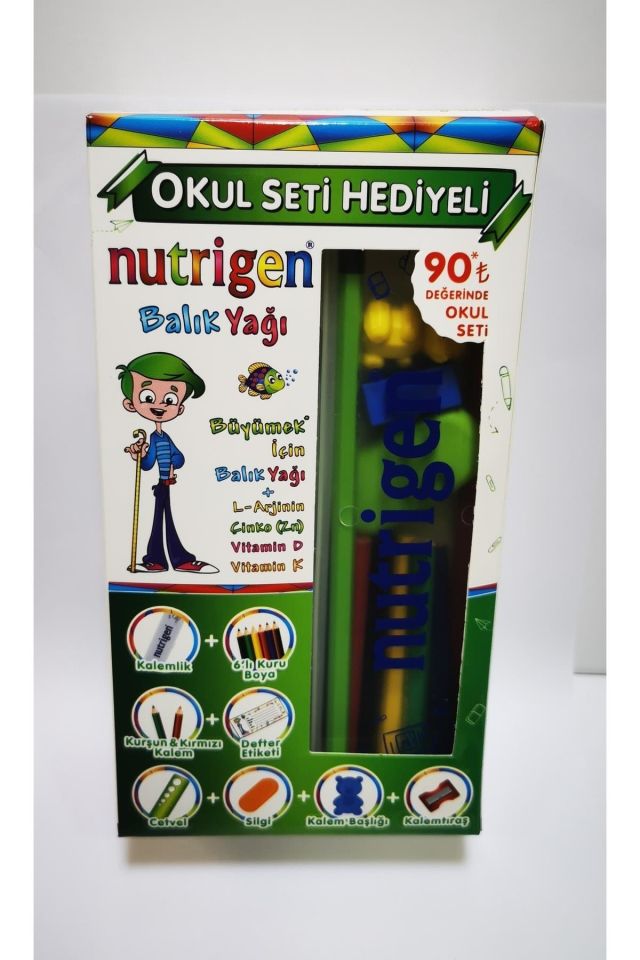 Nutrigen Balık Yağı Şurubu 200 ml - Okul Seti Hediyeli