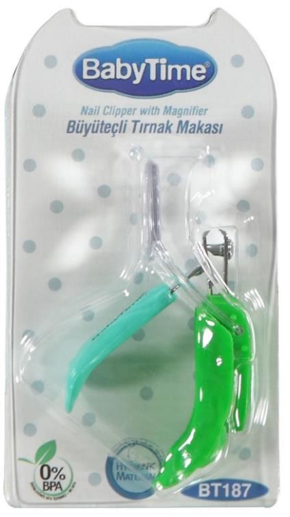 Baby Time BT187 Büyüteçli Bebek Tırnak Makası