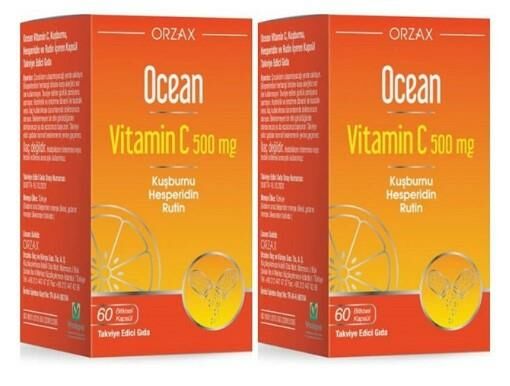 Ocean Vitamin C 500 mg 60 Kapsül - 1 Alana 1 Bedava