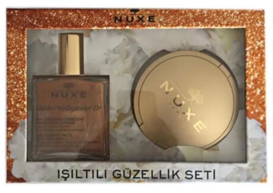 Nuxe Huile Prodigieuse Or Işıltılı Güzellik Seti