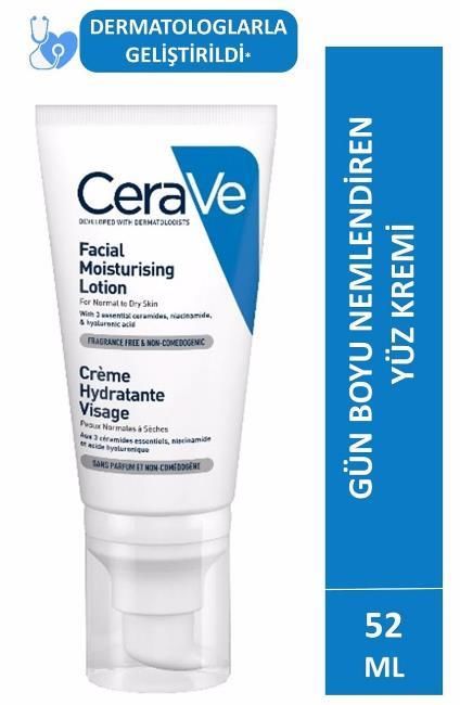Cerave Nemlendirici Yüz Kremi 52 ml