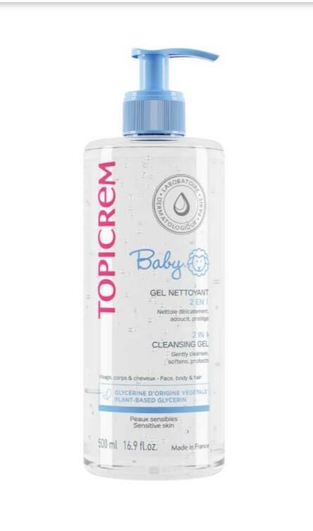 Topicrem 2 in 1 Cleansing Gel 500 ml