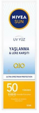 Nivea Yaşlanma Leke Karşıtı Yüz Kremi SPF50 50 ml