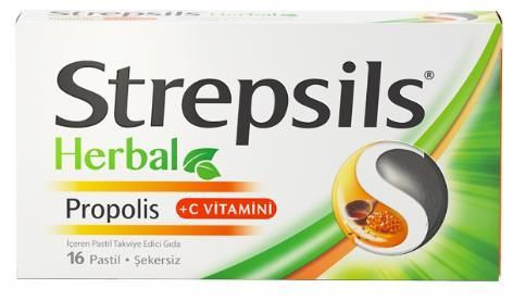 Strepsils Herbal Propolis Aromalı 16 Pastil