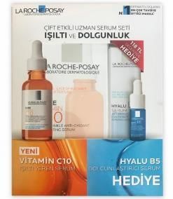 La Roche Posay Vitamin C10 Işıltı Veren Serum 30 ml & Hyalu B5 Dolgunlaştırıcı Serum 10 ml