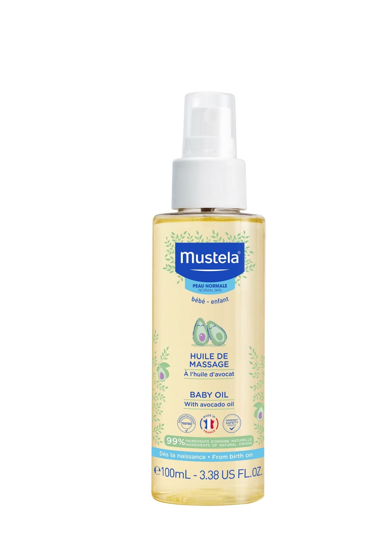 Mustela Baby Oil Masaj Yağı 100 Ml