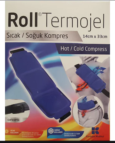 Roll Termojel 14 x 33 cm Bel - Sırt - Karın