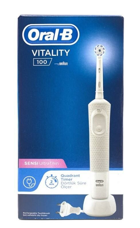 Oral-B Vitality 100 Sensi Ultra Thin Şarjlı Diş Fırçası - Kutulu