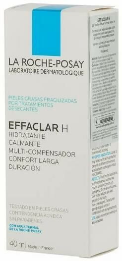 La Roche Posay Effaclar H 40 ml - Dermotolojik Tedavi Altındaki Ciltler için Yatıştırıcı Bakım Kremi