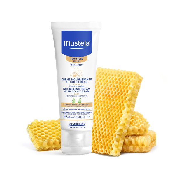 Mustela Cold Cream Nutri-Protective Cream 40 ml - Kuru Ciltler için Cold Cream İçeren Besleyici Yüz Kremi