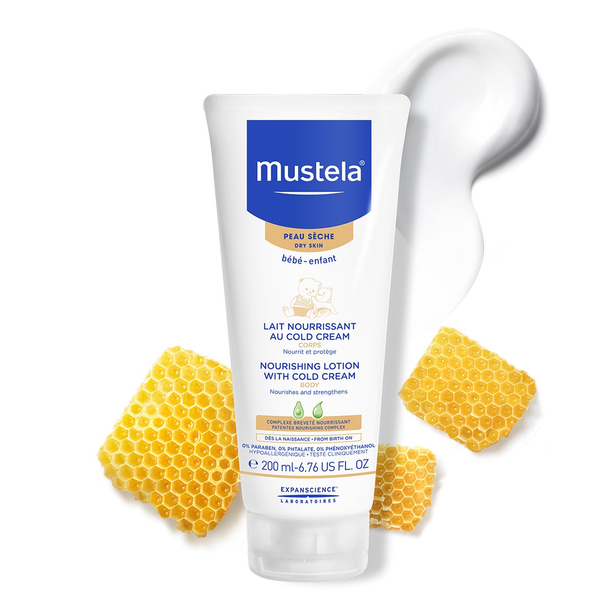 Mustela Body Lotion with Cold Cream Nutri-Protective 200 ml -Mustela Cold Krem İçeren Besleyici Vücut Losyonu