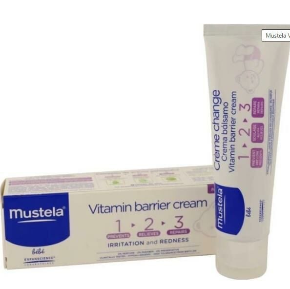 Mustela Vitamin Barrier 1-2-3 Pişik Kremi 50 ml