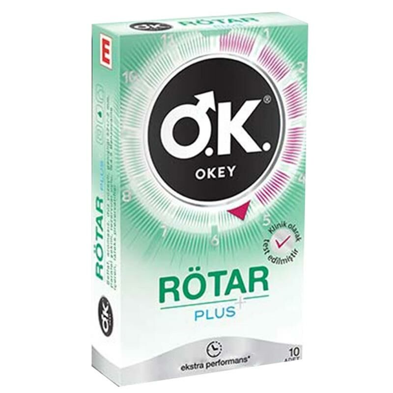 Okey Rötar Plus Prezervatif 10'lu