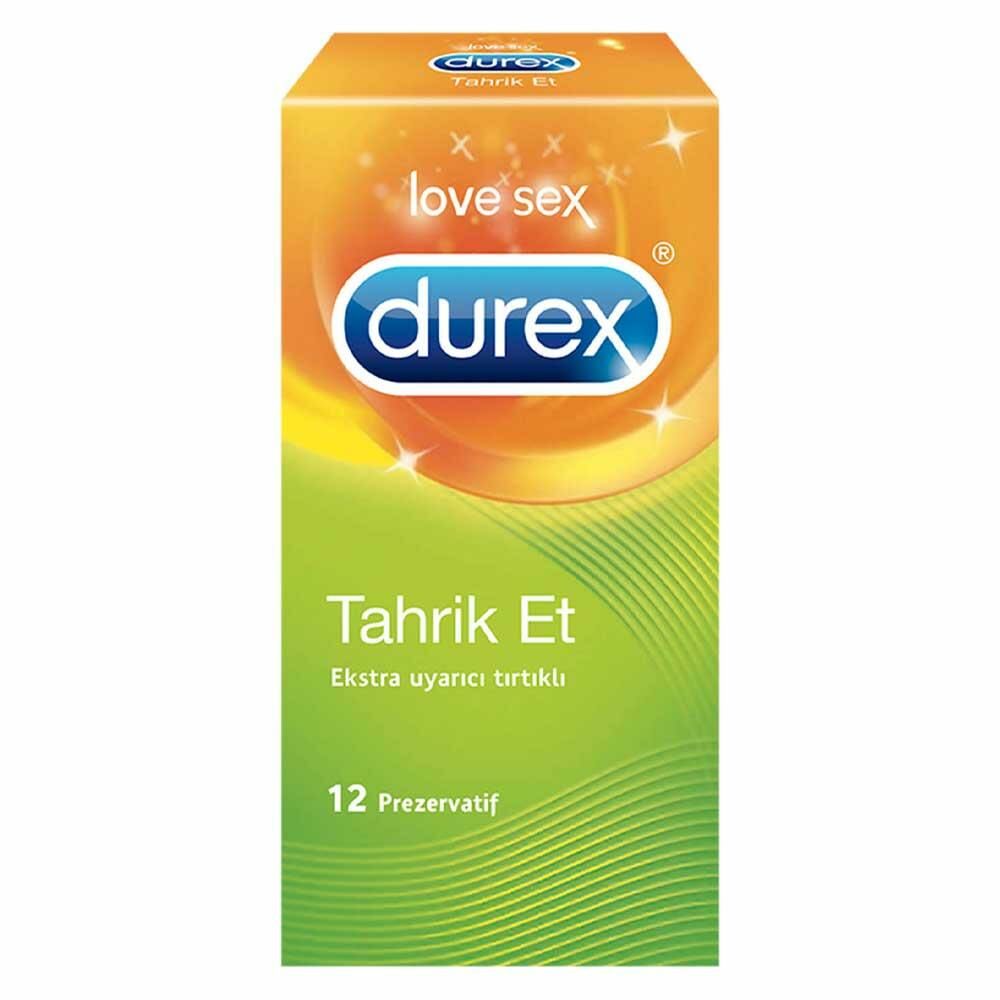 Durex Tahrik Et Ekstra Uyarıcı Tırtıklı 12'li Prezervatif