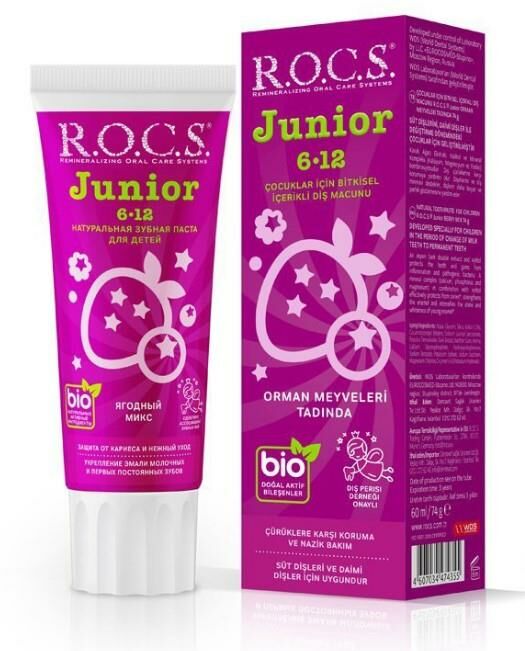 Rocs Junior 6-12 Orman Meyveli Özlü Diş Macunu 74 gr
