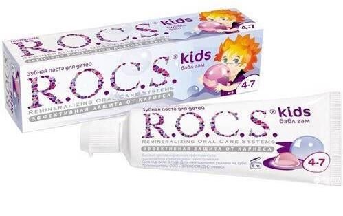 Rocs Kids 4-7 Yaş Sakızlı Diş Macunu 35 ml