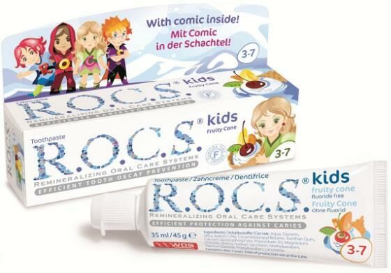 Rocs Kids Meyve Külahı 3-7 Yaş Diş Macunu 45 gr