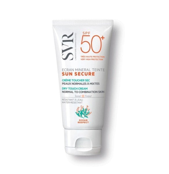 SUNSECURE Ecran Mineral Teinte SPF 50+ (Normal & Karma Cilt - Yüz - Yetişkin) 60ML