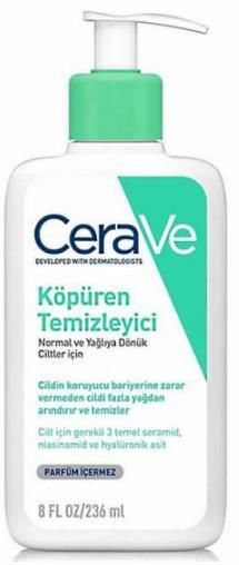 Cerave Foaming Cleanser Normal & Yağlıya Dönük Ciltler İçin 236 ml