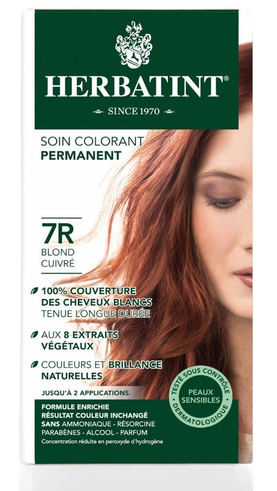 Herbatint Bitkisel Saç Boyası 7R - Copper Blonde (Bakır Sarı)