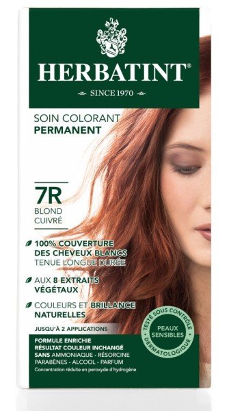 Herbatint Bitkisel Saç Boyası 7R - Copper Blonde (Bakır Sarı)