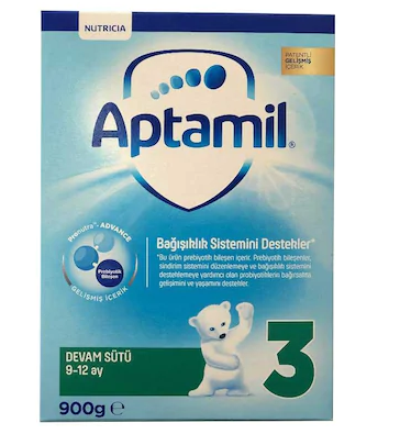 Milupa Aptamil Pronutra 3 Numara 900 gr Bebek Sütü