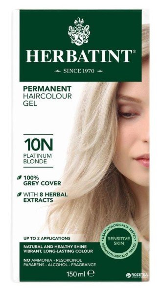 Herbatint Saç Boyası 10N - Platinum Blonde-Platin Sarı