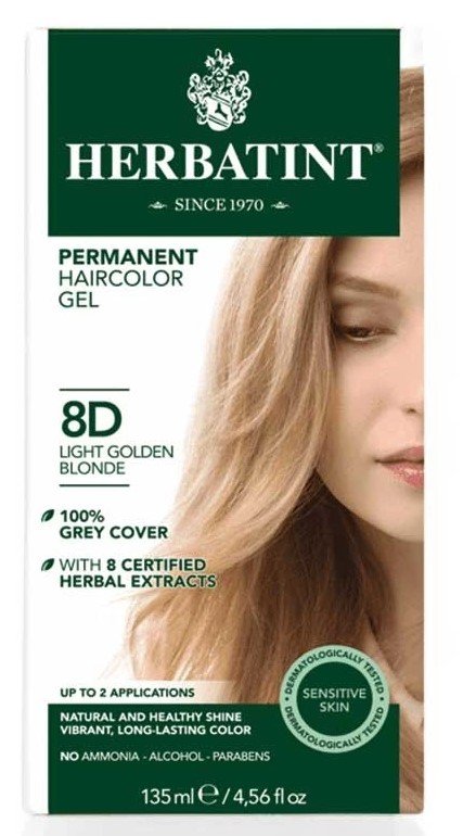 Herbatint Saç Boyası 8D - Blond Clair Dore - Açık Altın Sarısı