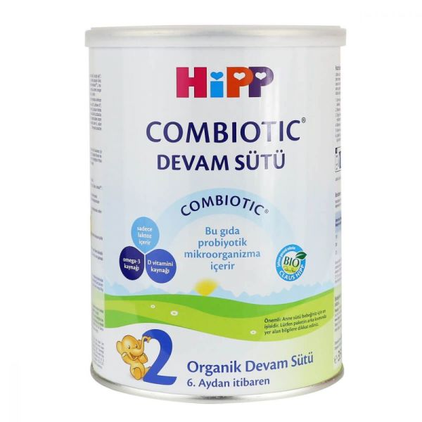 Hipp Combiotic Organik 2 Numara 350 gr Devam Sütü