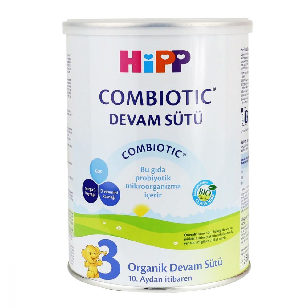 Hipp Organik Combiotic 3 Numara 350 gr  Devam Sütü