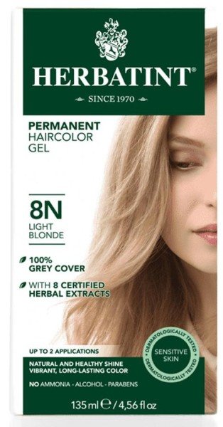 Herbatint Bitkisel Saç Boyası 8N Light Blonde 150 ml - Açık Sarı