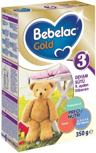 Bebelac Gold 3 Devam Sütü 350 gr 9-12 Ay