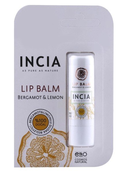 Doğal Bergamot & Limonlu Dudak Besleyici 6gr
