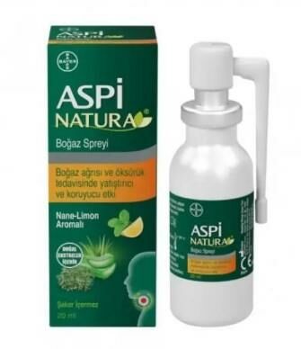 Aspinatura Nane ve Limon Boğaz Spreyi 20 ml