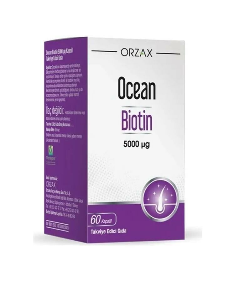 Ocean Biotin 5000 mcg 60 Kapsül