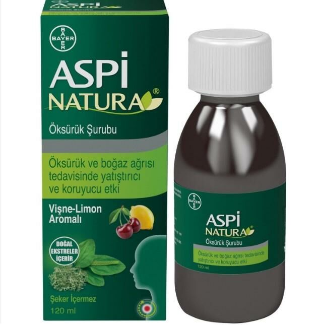 Aspinatura Vişne ve Limon Öksürük Şurubu 120 ml