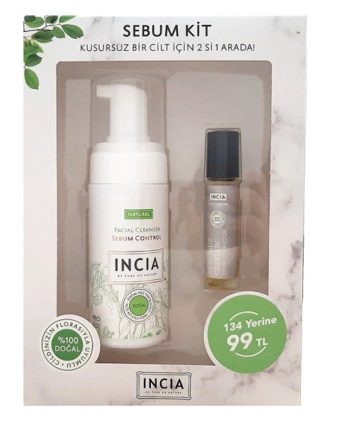 INCIA %100 Doğal Sebum Kit