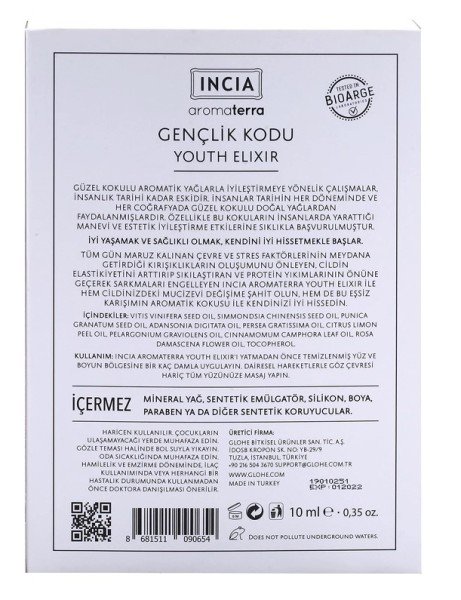 Aromaterra Gençlik Kodu 10 ml