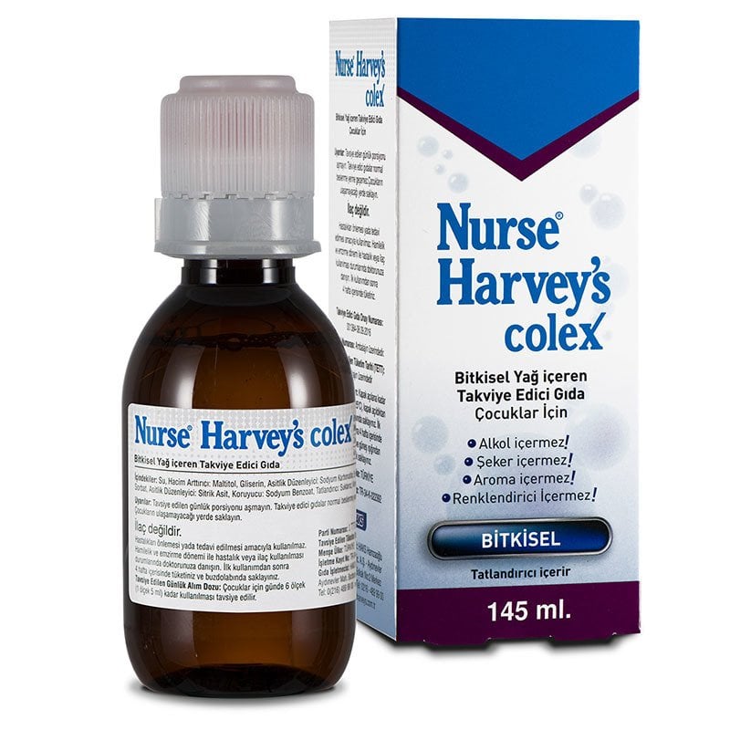 NURSE HARVEYS COLEX GAZ GIDERICI SURUP 145 ML