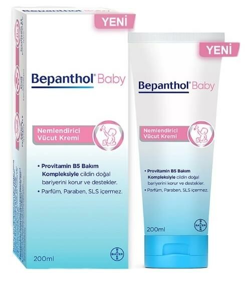 Bepanthol Baby Nemlendirici Vücut Kremi 200 ml